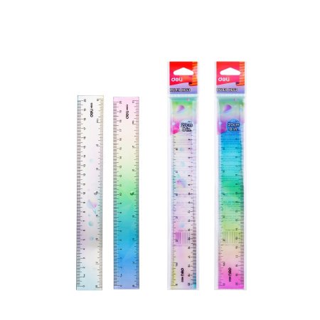 مسطرة بلاستيك ديلي Deli Ruler H653 / H654